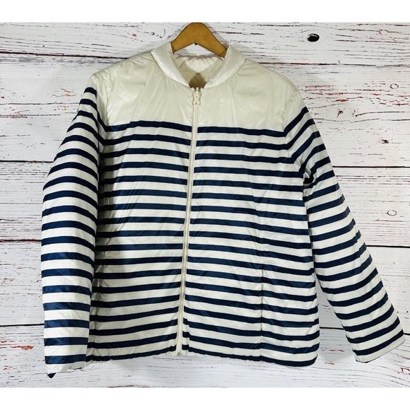 Lands End Reversible Down Packable Puffer Jacket Size 1X (16W - 18W) Warm Pocket - Picture 6 of 10